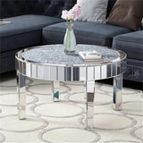 Darrahopens Furniture > Living Room > Coffee Tables XXL Bling Mirrored Crystal Coffee Table