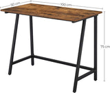 Darrahopens Furniture > Living Room Computer Desk Writing Steel Rustic Work Table