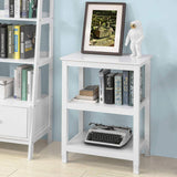 Darrahopens Furniture > Living Room Console Table 3 Shelves, White