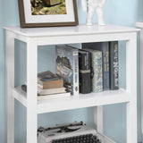 Darrahopens Furniture > Living Room Console Table 3 Shelves, White