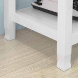 Darrahopens Furniture > Living Room Console Table 3 Shelves, White