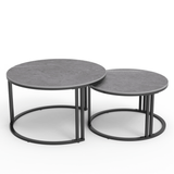 Darrahopens Furniture > Living Room Interior Ave - Premier Nested Coffee Table Set - Grey Stone