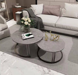 Darrahopens Furniture > Living Room Interior Ave - Premier Nested Coffee Table Set - Grey Stone