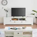 Darrahopens Furniture > Living Room Margaux White Coastal Style 180cm Entertainment Unit