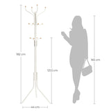 Darrahopens Furniture > Living Room Metal Coat Rack ,White
