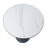 Darrahopens Furniture > Living Room Midnight Elegance Drum Side Table