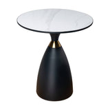 Darrahopens Furniture > Living Room Midnight Elegance Drum Side Table