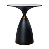 Darrahopens Furniture > Living Room Midnight Elegance Drum Side Table