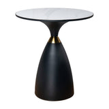 Darrahopens Furniture > Living Room Midnight Elegance Drum Side Table