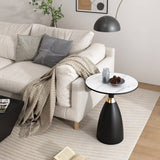 Darrahopens Furniture > Living Room Midnight Elegance Drum Side Table