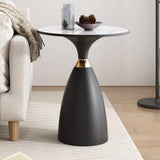 Darrahopens Furniture > Living Room Midnight Elegance Drum Side Table