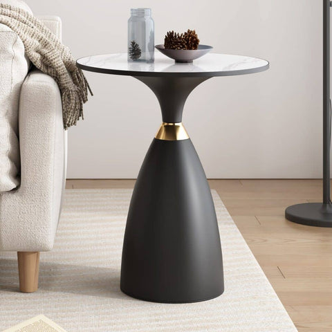 Darrahopens Furniture > Living Room Midnight Elegance Drum Side Table