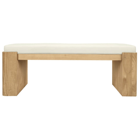 Darrahopens Furniture > Living Room > Ottomans & Footstools Adelle Solid Mindi Timber Bench - Small (Natural)