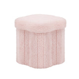 Darrahopens Furniture > Living Room > Ottomans & Footstools Artiss Storage Ottoman Foot Stool Foldable Pink