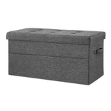 Darrahopens Furniture > Living Room > Ottomans & Footstools Artiss Storage Ottoman Foot Stool Rest Foldable