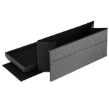 Darrahopens Furniture > Living Room > Ottomans & Footstools Artiss Storage Ottoman Foot Stool Rest Foldable
