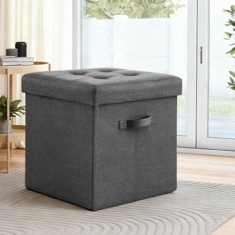 Darrahopens Furniture > Living Room > Ottomans & Footstools Artiss Storage Ottoman Rest Foot Stool Foldable