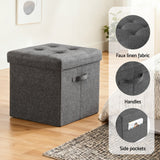 Darrahopens Furniture > Living Room > Ottomans & Footstools Artiss Storage Ottoman Rest Foot Stool Foldable