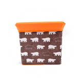 Darrahopens Furniture > Living Room > Ottomans & Footstools Folding Ottoman Storage Stool Cube Footstool Stool Blanket Box With Cover AU