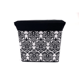 Darrahopens Furniture > Living Room > Ottomans & Footstools Folding Ottoman Storage Stool Cube Footstool Stool Blanket Box With Cover AU