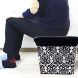 Darrahopens Furniture > Living Room > Ottomans & Footstools Folding Ottoman Storage Stool Cube Footstool Stool Blanket Box With Cover AU