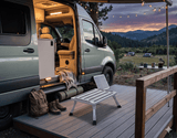Darrahopens Furniture > Living Room > Ottomans & Footstools Heavy Duty Aluminum Folding Step Stool - Portable RV Platform and Work Bench with Non-Slip Surface - Collapsible Multi-Purpose Step for Camping, Home, and Outdoor Use