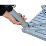 Darrahopens Furniture > Living Room > Ottomans & Footstools Heavy Duty Aluminum Folding Step Stool - Portable RV Platform and Work Bench with Non-Slip Surface - Collapsible Multi-Purpose Step for Camping, Home, and Outdoor Use