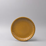 Darrahopens Furniture > Living Room > Ottomans & Footstools Plate 21.5cm Sunburst Turmeric Glaze