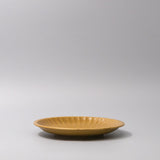 Darrahopens Furniture > Living Room > Ottomans & Footstools Plate 21.5cm Sunburst Turmeric Glaze
