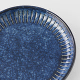 Darrahopens Furniture > Living Room > Ottomans & Footstools Sauce Dish 9cm Ridged Indigo Design