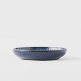 Darrahopens Furniture > Living Room > Ottomans & Footstools Sauce Dish 9cm Ridged Indigo Design