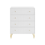 Darrahopens Furniture > Living Room Sarantino Rocco Chest Of Drawers - White