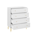 Darrahopens Furniture > Living Room Sarantino Rocco Chest Of Drawers - White