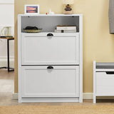 Darrahopens Furniture > Living Room Shoe Cabinet Storage Unit with Drawers