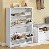 Darrahopens Furniture > Living Room Shoe Cabinet Storage Unit with Drawers