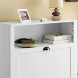 Darrahopens Furniture > Living Room Shoe Cabinet Storage Unit with Drawers