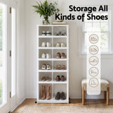 Darrahopens Furniture > Living Room > Shoe Storage Artiss Foldable Shoe Storage Box 6 Tier 12 Pairs Entryway