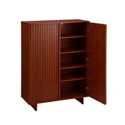 Darrahopens Furniture > Living Room > Shoe Storage Artiss Shoe Cabinet 5 Tier Storage Organiser w/ Adjustable Shelves Bamboo In Australia - Darrahopens