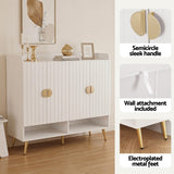 Darrahopens Furniture > Living Room > Shoe Storage Artiss Shoe Rack Cabinet & Clothes Rack Set Storage Shelf White Pine