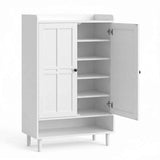 Darrahopens Furniture > Living Room > Shoe Storage Artiss Shoe Rack Cabinet Storage Cupboard 3 Adjustable Shelves White