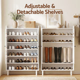 Darrahopens Furniture > Living Room > Shoe Storage Artiss Shoe Rack Cabinet Storage Cupboard 3 Adjustable Shelves White