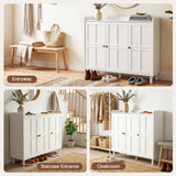 Darrahopens Furniture > Living Room > Shoe Storage Artiss Shoe Rack Cabinet Storage Cupboard Adjustable Shelf White