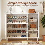 Darrahopens Furniture > Living Room > Shoe Storage Artiss Shoe Rack Cabinet Storage Cupboard Adjustable Shelf White