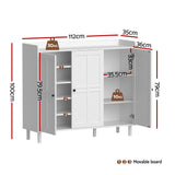 Darrahopens Furniture > Living Room > Shoe Storage Artiss Shoe Rack Cabinet Storage Cupboard Adjustable Shelf White