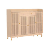 Darrahopens Furniture > Living Room > Shoe Storage Artiss Shoe Rack Cabinet with Shelves 26 Pairs Pine