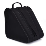 Darrahopens Furniture > Living Room > Shoe Storage Black 3-Compartment Roller Skate Bag Breathable Mesh Ice Skate Carrier with Adjustable Shoulder Strap for Kids and Adults Australian Sports Accessories