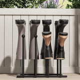 Darrahopens Furniture > Living Room > Shoe Storage Black Metal Shoe Rack Organizer for Entryway
