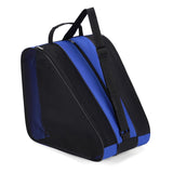 Darrahopens Furniture > Living Room > Shoe Storage Blue 3-Compartment Roller Skate Bag Breathable Mesh Ice Skate Carrier with Adjustable Shoulder Strap for Kids and Adults Australian Sports Accessories