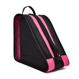 Darrahopens Furniture > Living Room > Shoe Storage Pink 3-Compartment Roller Skate Bag Breathable Mesh Ice Skate Carrier with Adjustable Shoulder Strap for Kids and Adults Australian Sports Accessories