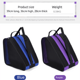 Darrahopens Furniture > Living Room > Shoe Storage Red 3-Compartment Roller Skate Bag Breathable Mesh Ice Skate Carrier with Adjustable Shoulder Strap for Kids and Adults Australian Sports Accessories